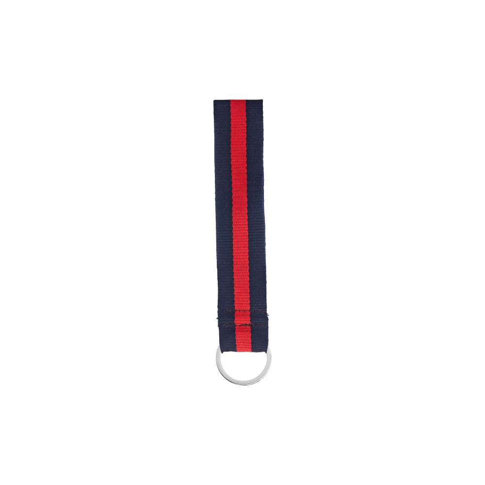 Keychain Blue With Red Stripe