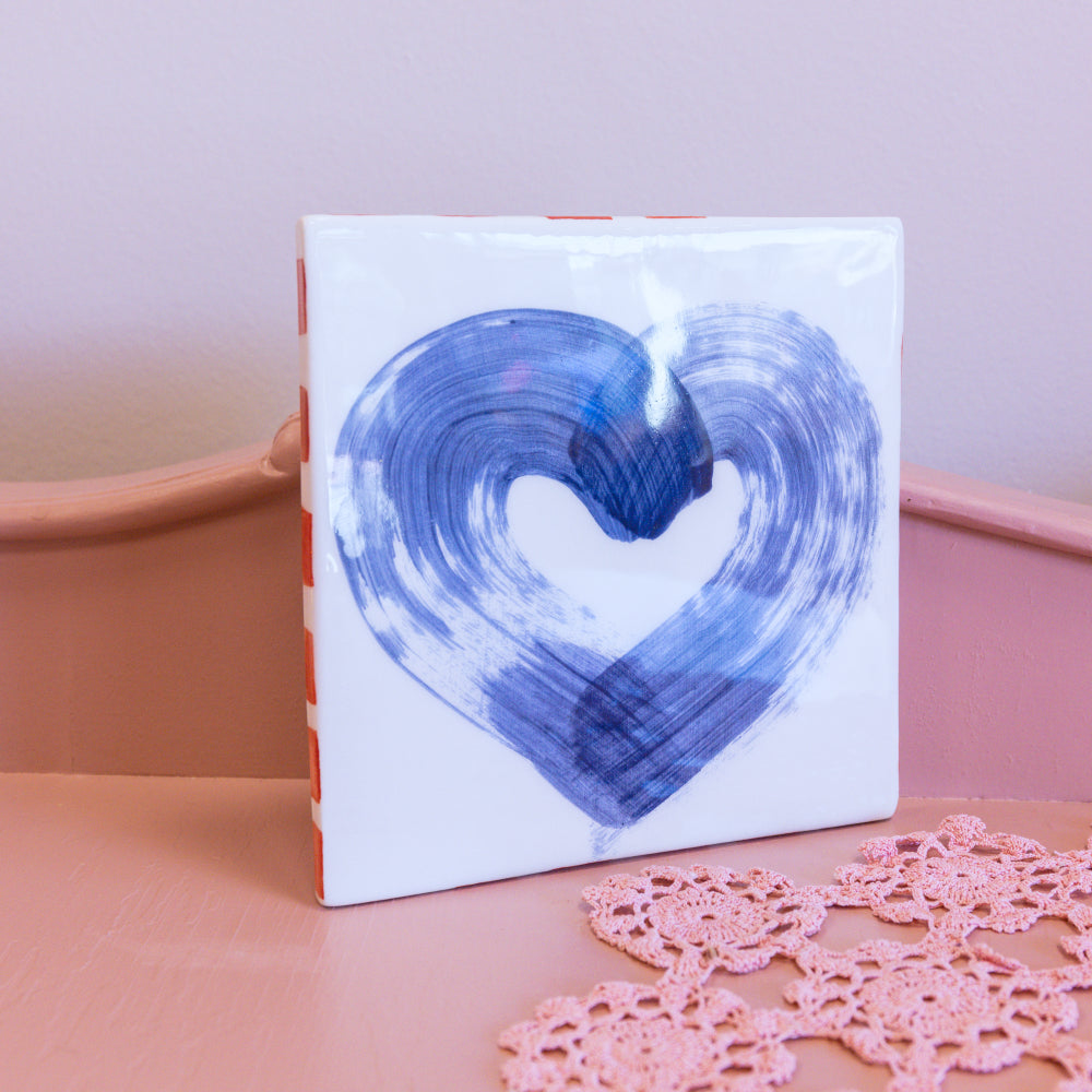 Blue Heart Coaster