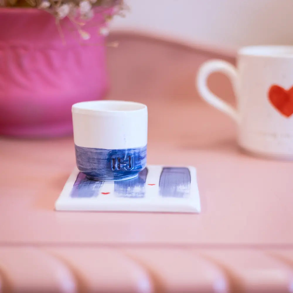 Blue White Espresso Cup