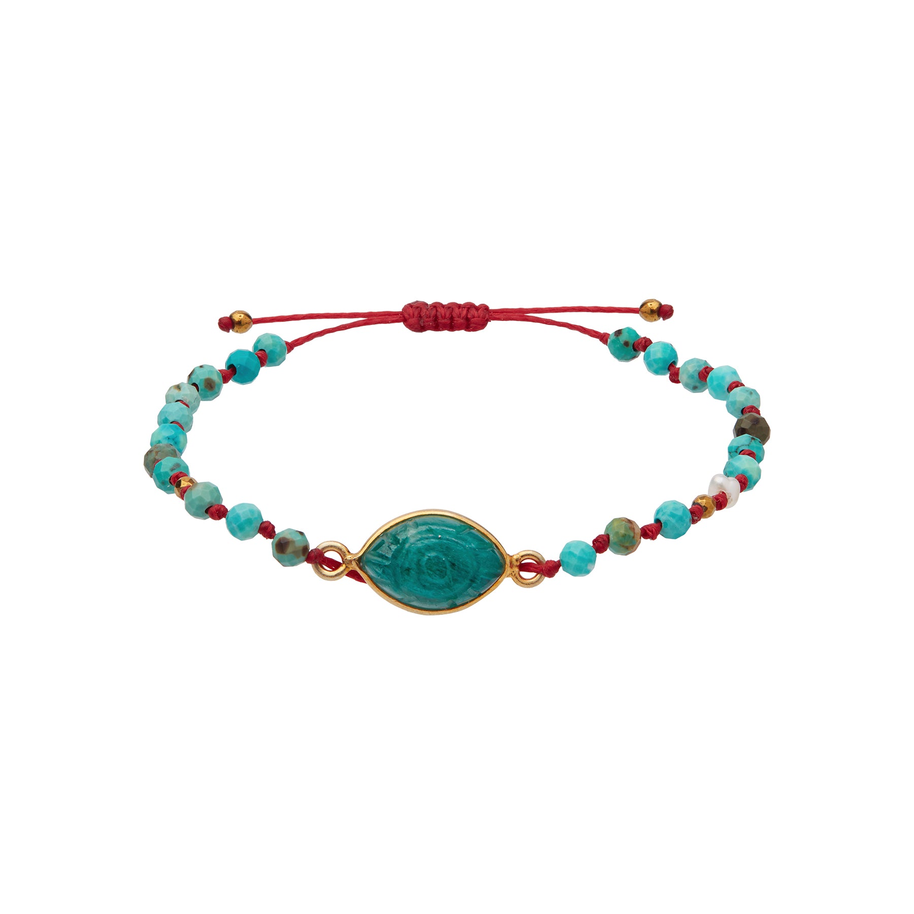 Essaouira Quartz Emerald Bracelet