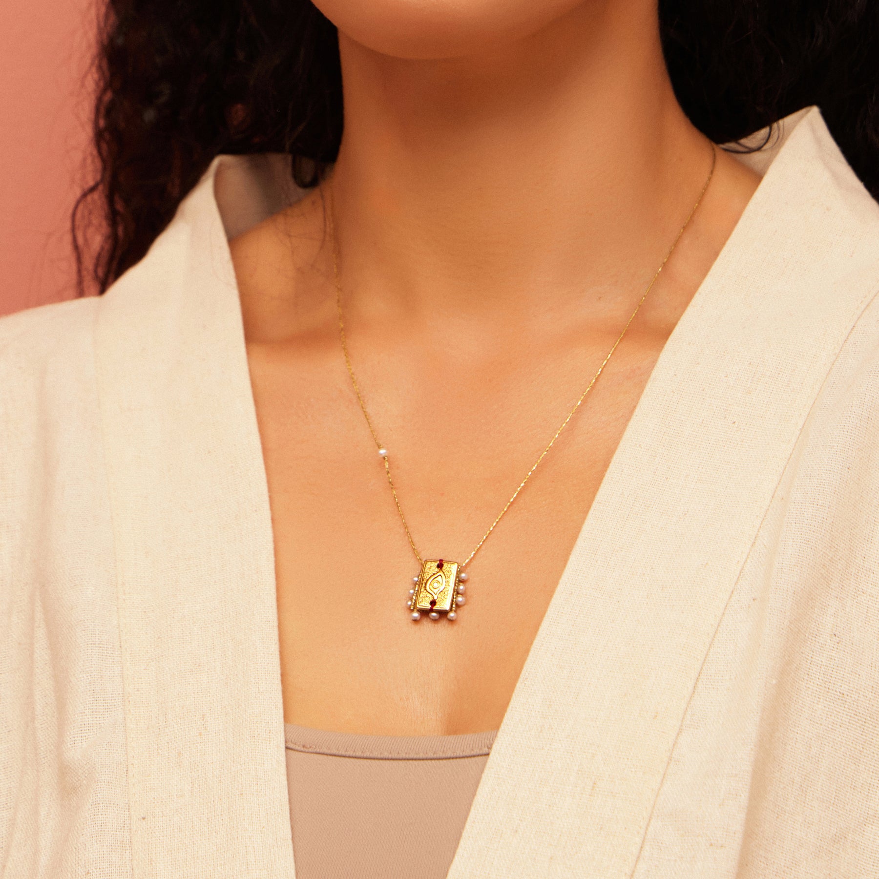 Essaouira In Pearl Pendant