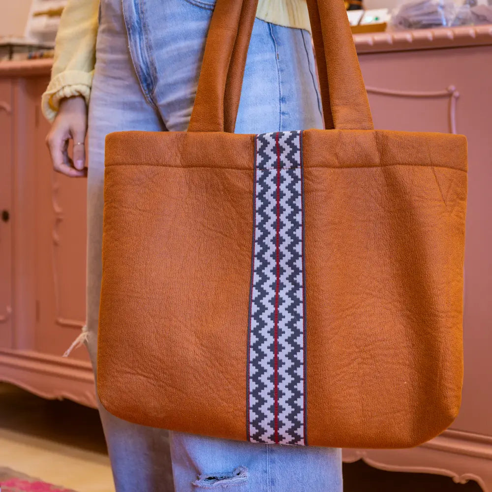 Eco Leather Shopper Bag