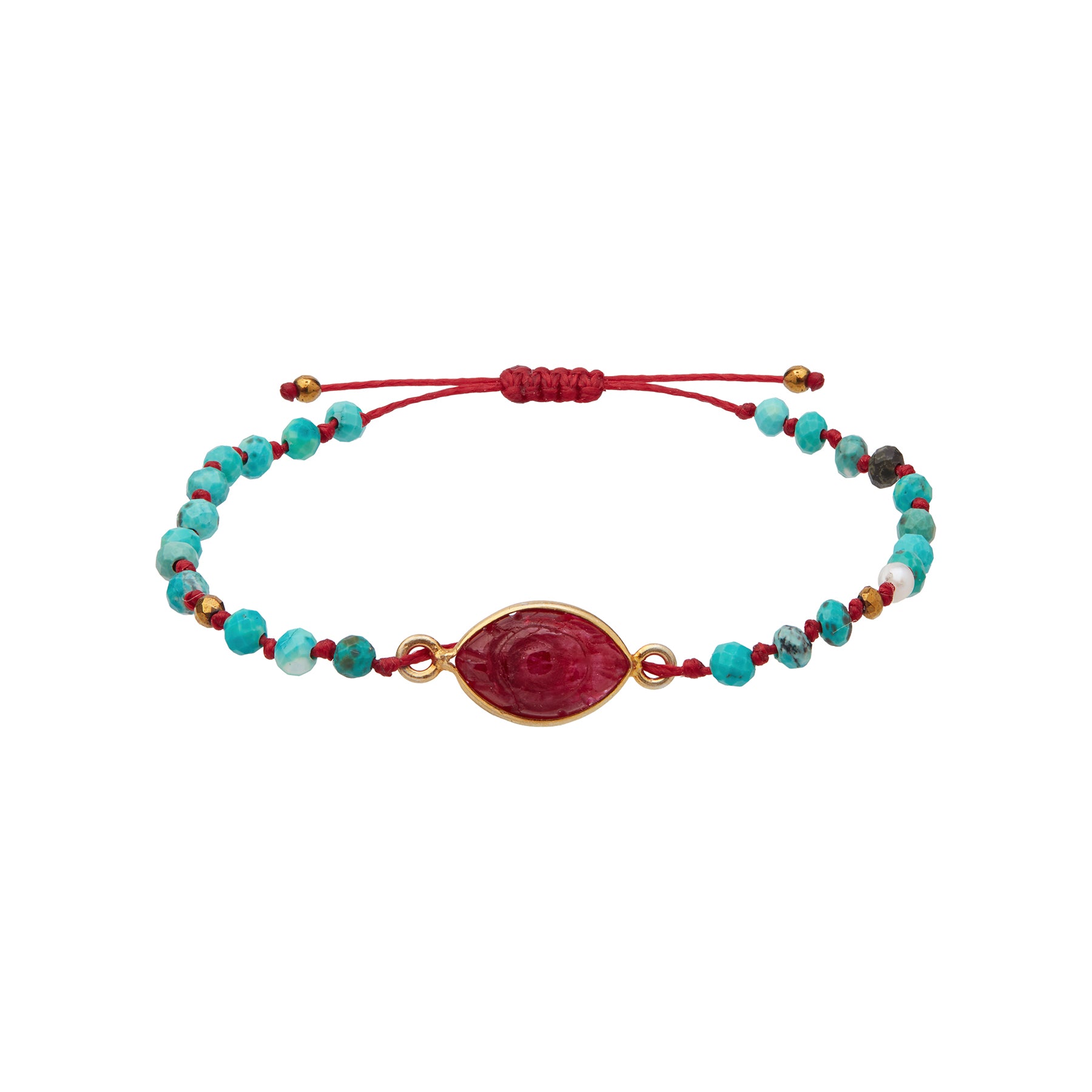 Essaouira Quartz Ruby Bracelet
