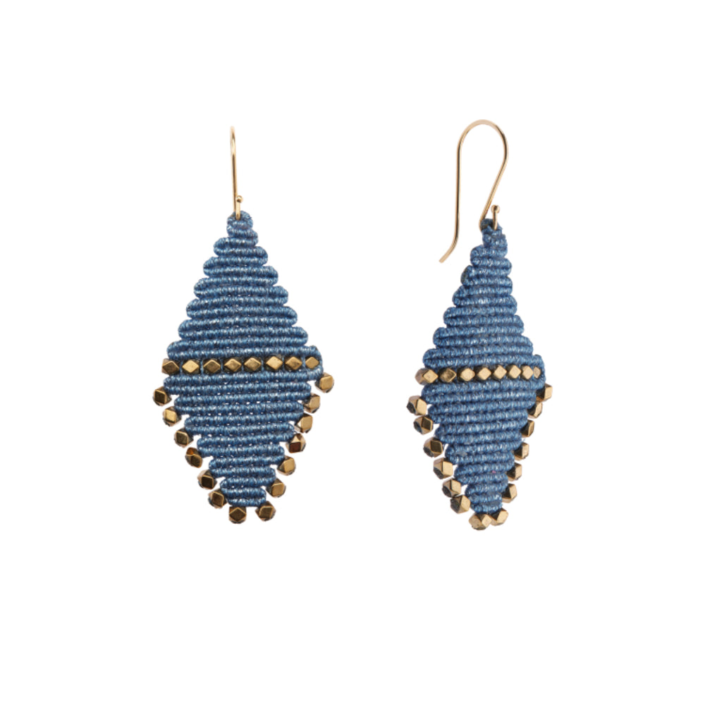 Faidra Earrings Light Blue(Large)