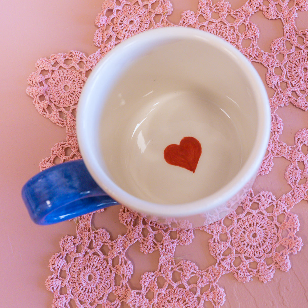 Love Stripes Mug(blue )