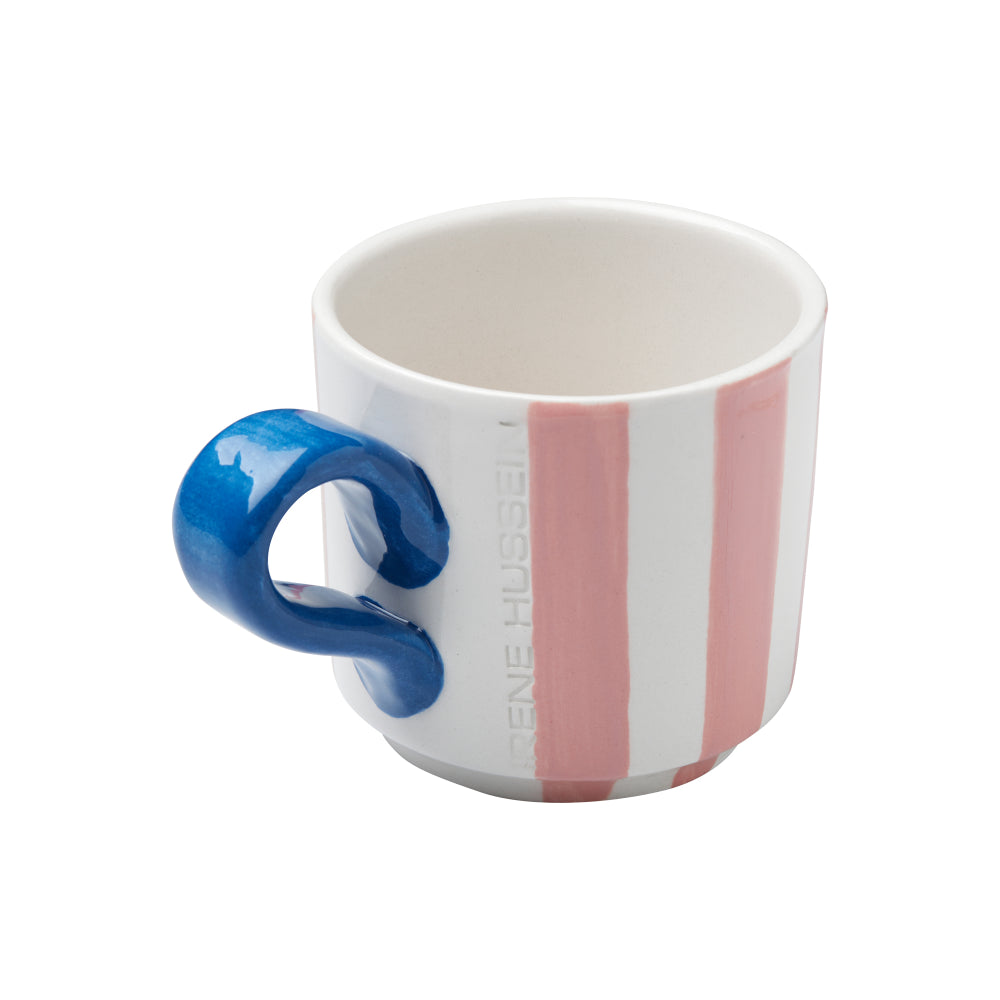 Small Love Stripes Mug(blue )