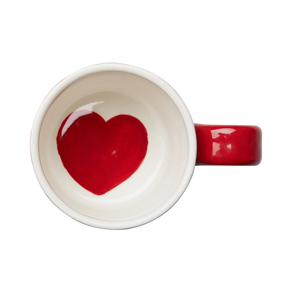 Small Love Stripes Mug(red)