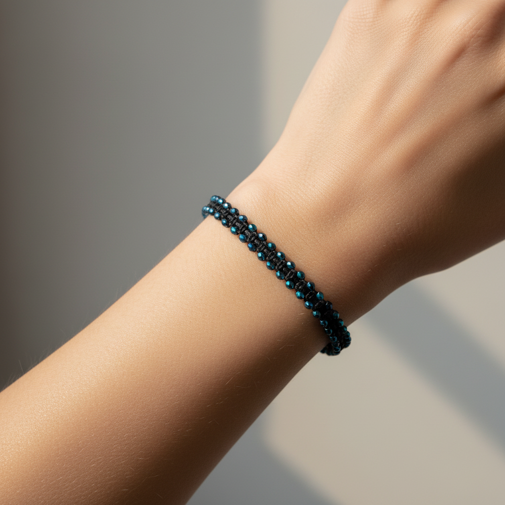 Philia Bracelet(With Blue Hematites)