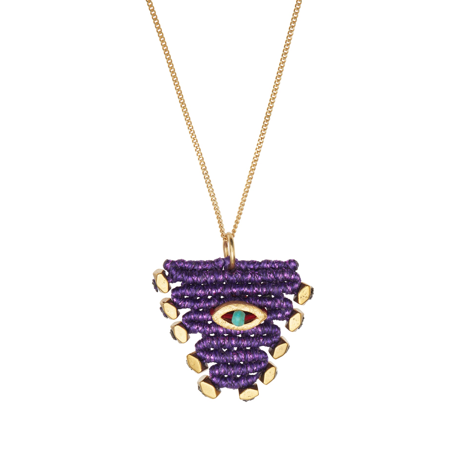 Anatolia Eye Necklace Purple (M)