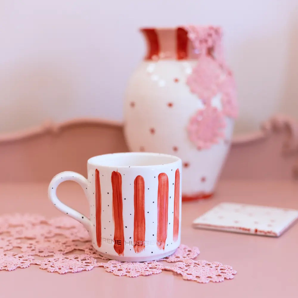 Red Stripes Mug