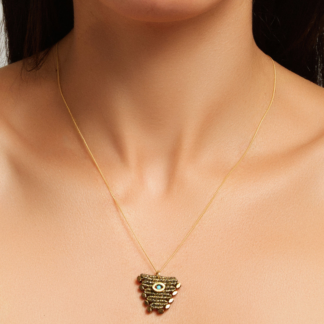 Anatolia Eye Necklace Bronze (M)