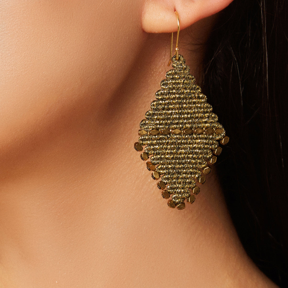 Faidra Earrings Bronze(Large)
