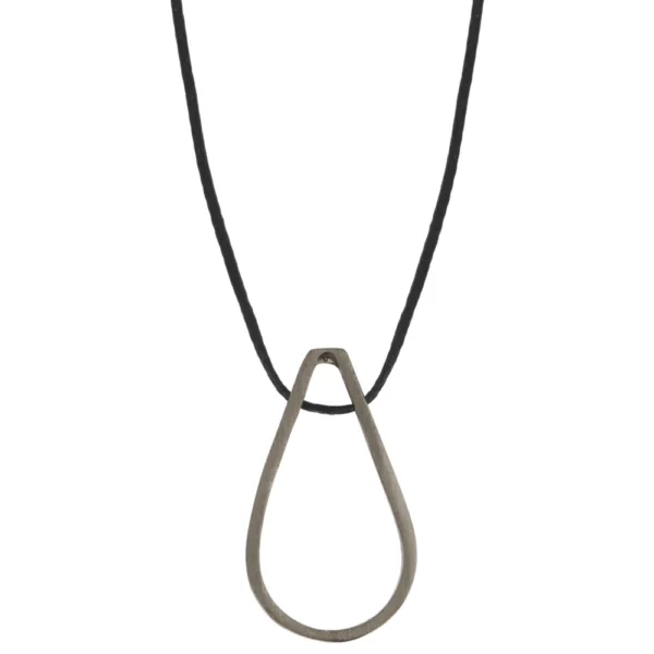 Teardrop Necklace silver 925(large)